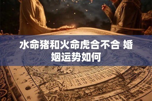 水命猪和火命虎合不合 婚姻运势如何