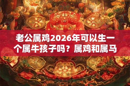老公属鸡2026年可以生一个属牛孩子吗?属鸡和属马合不合? 老公属鸡2026年可以生一个属牛孩子吗?属鸡和属马合不合?