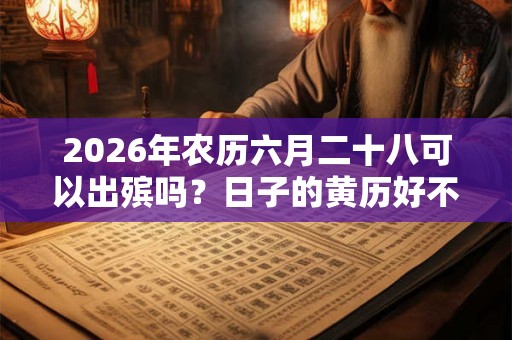 2026年农历六月二十八可以出殡吗？日子的黄历好不好？