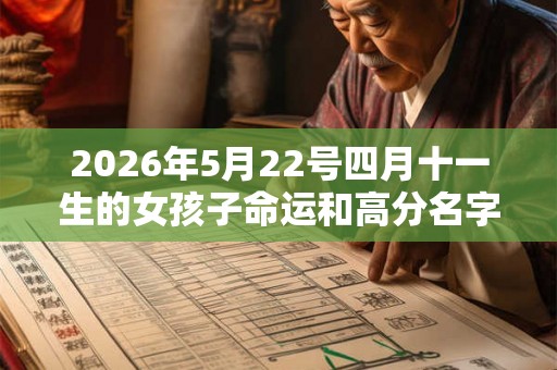 2026年5月22号四月十一生的女孩子命运和高分名字参考
