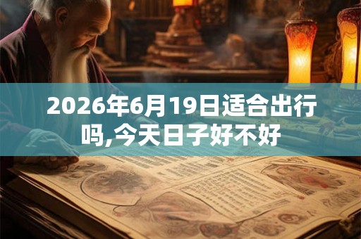 2026年6月19日适合出行吗,今天日子好不好