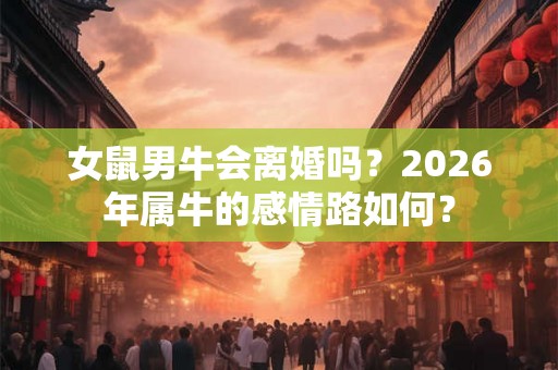 女鼠男牛会离婚吗？2026年属牛的感情路如何？