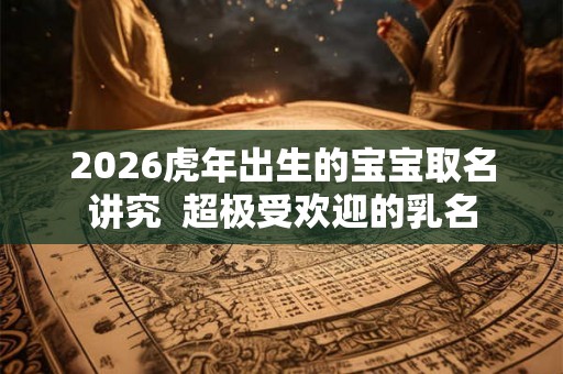 2026虎年出生的宝宝取名讲究 超极受欢迎的乳名 2026虎年出生的宝宝取名讲究 超极受欢迎的乳名
