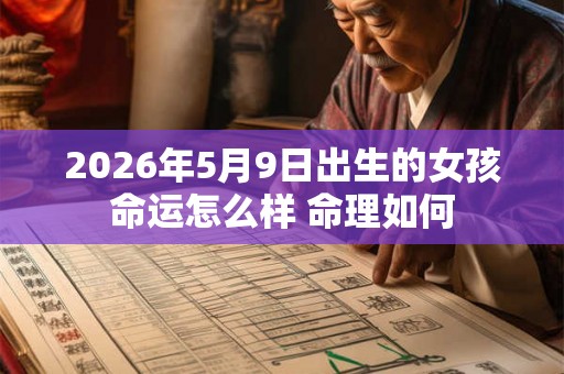 2026年5月9日出生的女孩命运怎么样 命理如何
