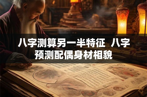 八字测算另一半特征  八字预测配偶身材相貌