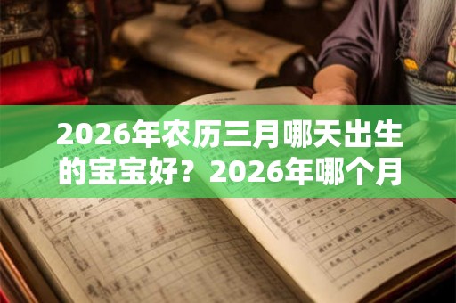 2026年农历三月哪天出生的宝宝好？2026年哪个月出生的宝宝命好？