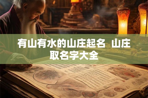 有山有水的山庄起名 山庄取名字大全 有山有水的山庄起名 山庄取名字大全