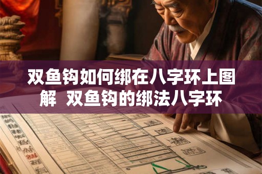 双鱼钩如何绑在八字环上图解 双鱼钩的绑法八字环 双鱼钩如何绑在八字环上图解 双鱼钩的绑法八字环