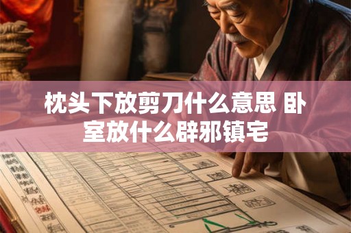 枕头下放剪刀什么意思 卧室放什么辟邪镇宅