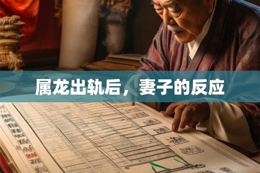 属龙出轨后,妻子的反应 属龙出轨后,妻子的反应
