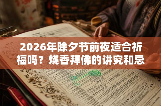 2026年除夕节前夜适合祈福吗?烧香拜佛的讲究和忌讳? 2026年除夕节前夜适合祈福吗?烧香拜佛的讲究和忌讳?