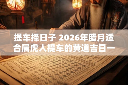 提车择日子 2026年腊月适合属虎人提车的黄道吉日一览表