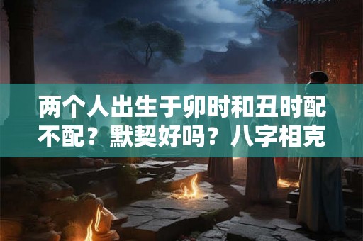两个人出生于卯时和丑时配不配？默契好吗？八字相克？