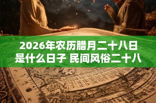 2026年农历腊月二十八日是什么日子 民间风俗二十八把面发 2026年农历腊月二十八日是什么日子 民间风俗二十八把面发