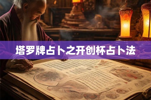塔罗牌占卜之开创杯占卜法 塔罗牌占卜之开创杯占卜法