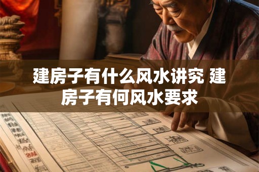 建房子有什么风水讲究 建房子有何风水要求