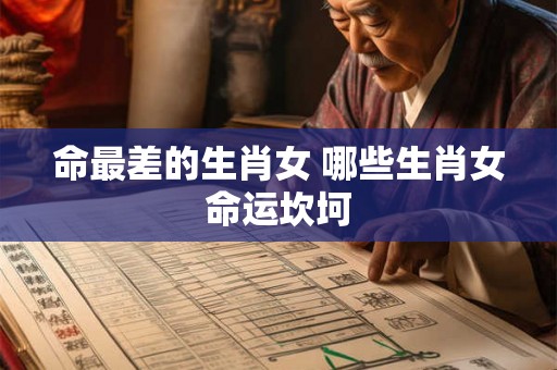 命最差的生肖女 哪些生肖女命运坎坷 命最差的生肖女 哪些生肖女命运坎坷