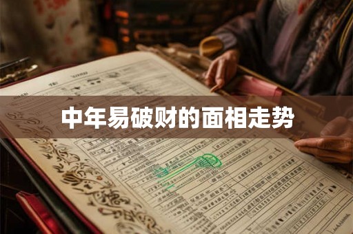 中年易破财的面相走势