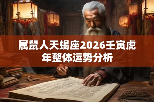 属鼠人天蝎座2026壬寅虎年整体运势分析