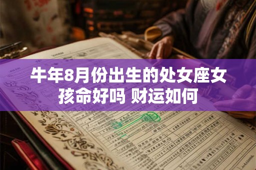 牛年8月份出生的处女座女孩命好吗 财运如何 牛年8月份出生的处女座女孩命好吗 财运如何