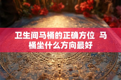 卫生间马桶的正确方位  马桶坐什么方向最好