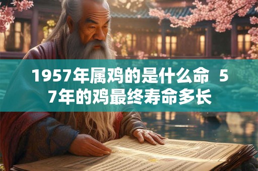 1957年属鸡的是什么命  57年的鸡最终寿命多长