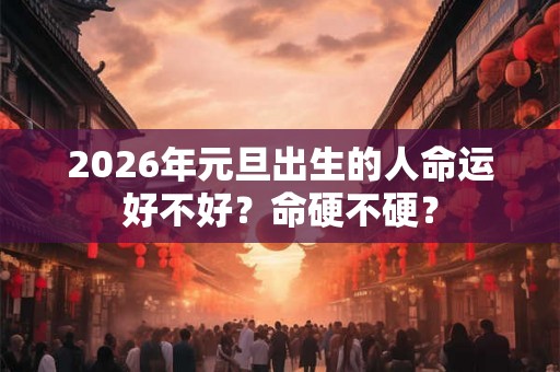 2026年元旦出生的人命运好不好？命硬不硬？