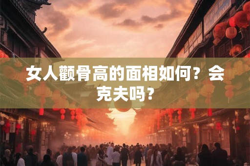 女人颧骨高的面相如何？会克夫吗？