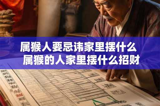属猴人要忌讳家里摆什么  属猴的人家里摆什么招财