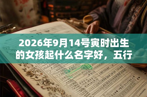 2026年9月14号寅时出生的女孩起什么名字好,五行属什么 2026年9月14号寅时出生的女孩起什么名字好,五行属什么