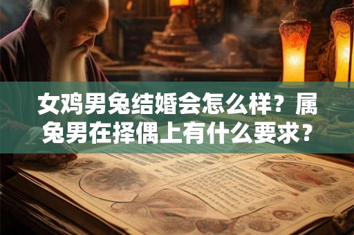 女鸡男兔结婚会怎么样？属兔男在择偶上有什么要求？