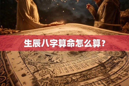 生辰八字算命怎么算？