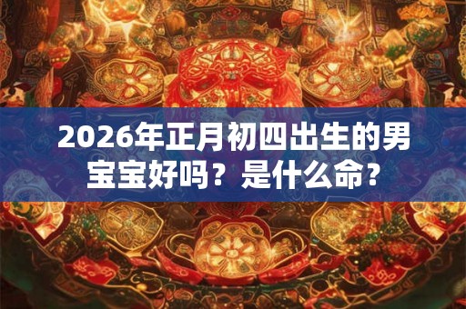 2026年正月初四出生的男宝宝好吗？是什么命？
