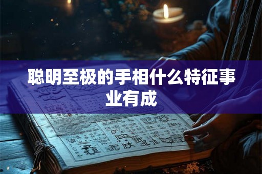 聪明至极的手相什么特征事业有成