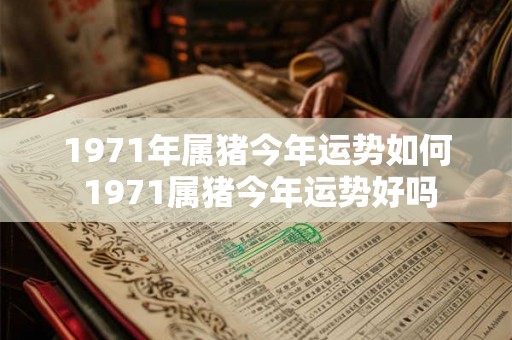 1971年属猪今年运势如何 1971属猪今年运势好吗 1971年属猪今年运势如何 1971属猪今年运势好吗