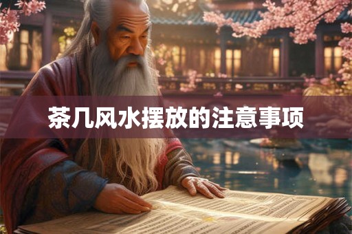 茶几风水摆放的注意事项 茶几风水摆放的注意事项