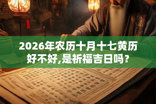 2026年农历十月十七黄历好不好,是祈福吉日吗？