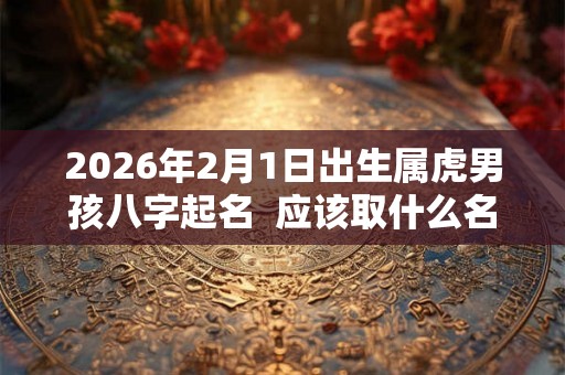 2026年2月1日出生属虎男孩八字起名  应该取什么名字