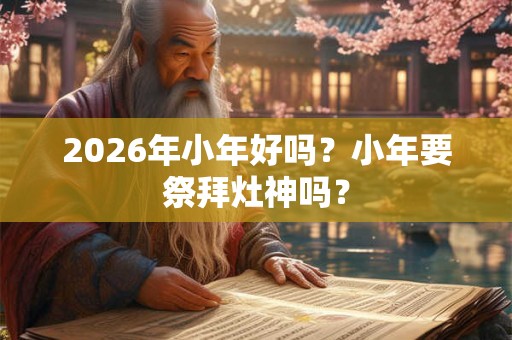 2026年小年好吗?小年要祭拜灶神吗? 2026年小年好吗?小年要祭拜灶神吗?
