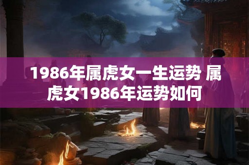 1986年属虎女一生运势 属虎女1986年运势如何