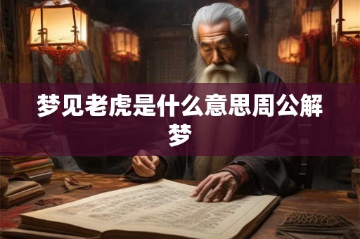 梦见老虎是什么意思周公解梦