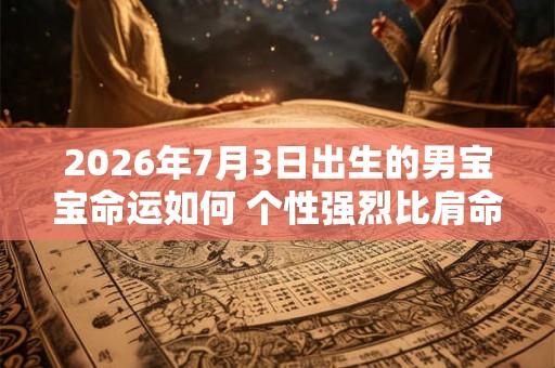 2026年7月3日出生的男宝宝命运如何 个性强烈比肩命格 2026年7月3日出生的男宝宝命运如何 个性强烈比肩命格