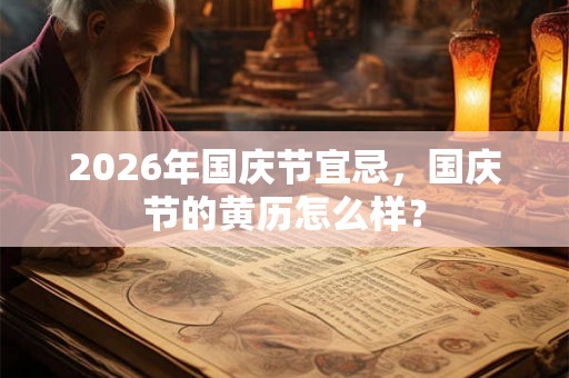 2026年国庆节宜忌，国庆节的黄历怎么样？