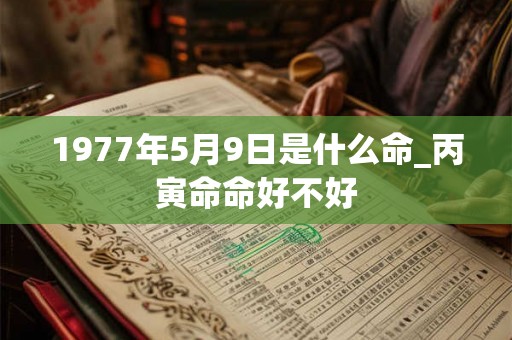 1977年5月9日是什么命_丙寅命命好不好