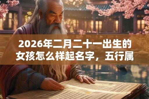 2026年二月二十一出生的女孩怎么样起名字，五行属什么