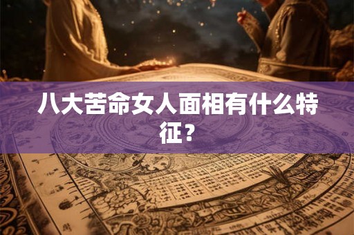 八大苦命女人面相有什么特征？