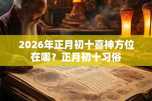 2026年正月初十喜神方位在哪？正月初十习俗