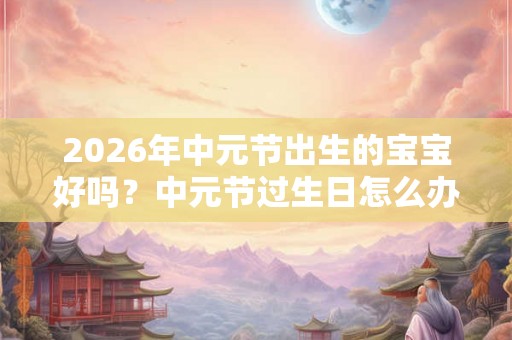 2026年中元节出生的宝宝好吗?中元节过生日怎么办? 2026年中元节出生的宝宝好吗?中元节过生日怎么办?