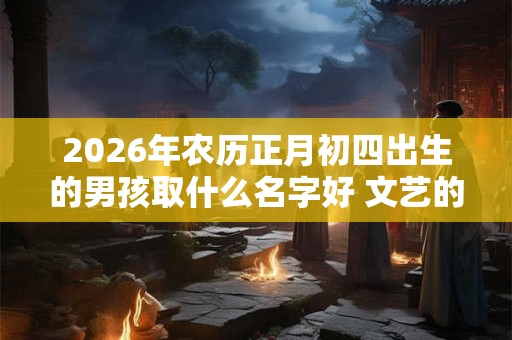 2026年农历正月初四出生的男孩取什么名字好 文艺的名字推荐