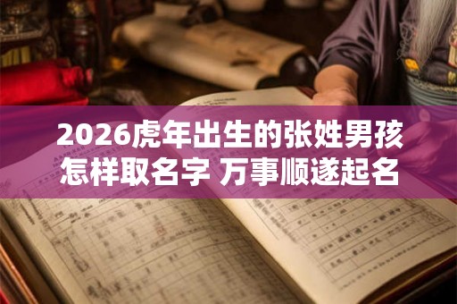 2026虎年出生的张姓男孩怎样取名字 万事顺遂起名